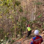 Lahan Kering Terbakar, Api Menghanguskan 1,5 Hektare Perbukitan Sruweng