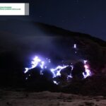 Tim Geologi Analisis Bahaya Fenomena Blue Fire di Gunung Papandayan
