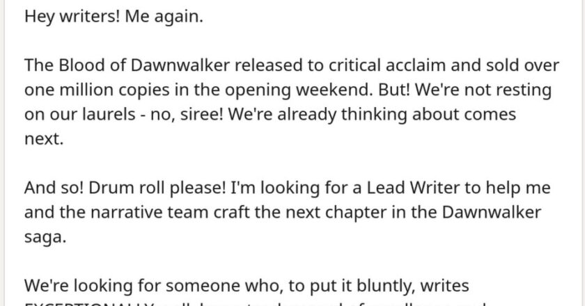 The Blood of Dawnwalker 2 Sudah Dalam Tahap Pengembangan, Hadirkan Sequel? – Jurnal Berita.id