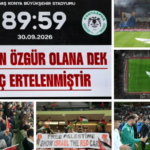 Pesan Simbolis Konyaspor vs Palestina Berhenti di Menit 8959, Ditunda Sampai Palestina Merdeka
