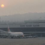 Udara Kabur Selimuti Batam, Jarak Pandang Bandara Hang Nadim 2,5 Km