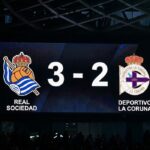 Hasil La Liga Real Sociedad Menang Tipis 3-2 atas Deportivo La Coruna